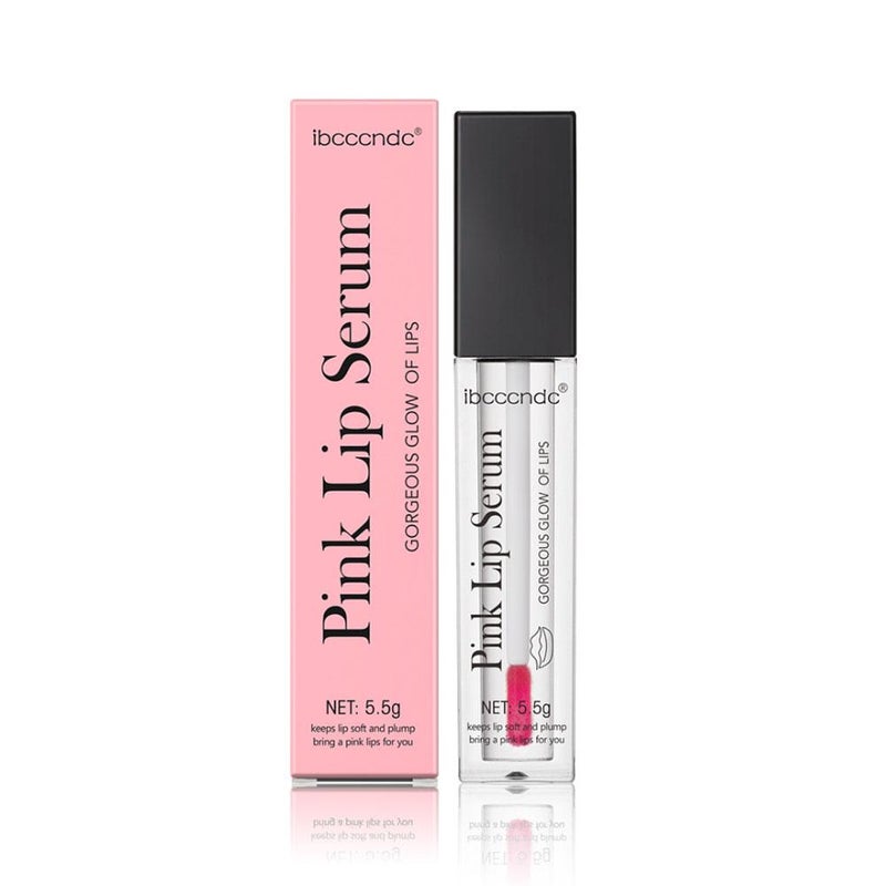 ibcccndc Lip Gloss, Pink Lip Balm, Lip Brightening and Moisturizing Essence
